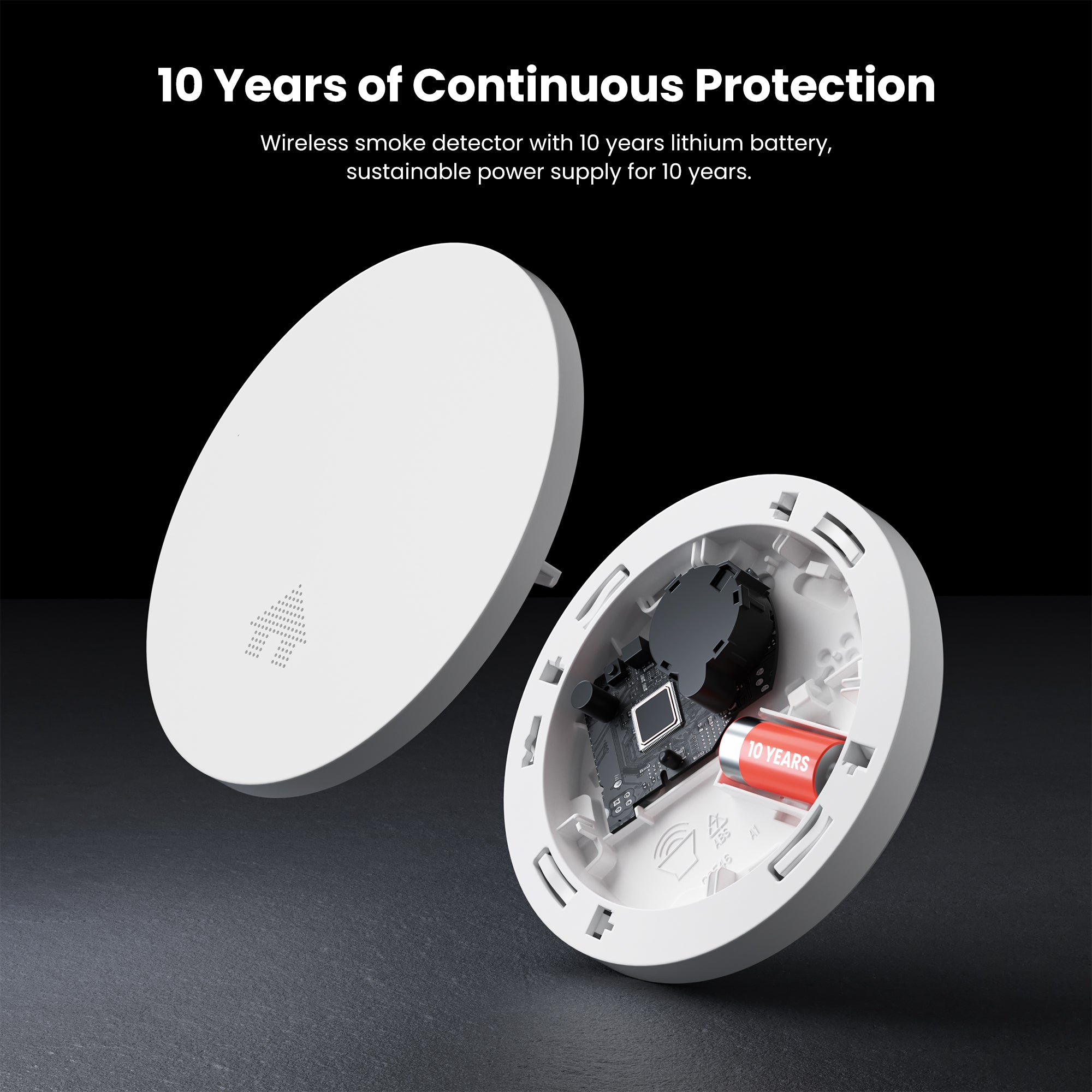 Putogesafe GS546 Ultra-thin Home Fire Smoke Alarm