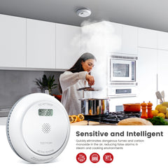 Putogesafe GS888 Smoke CO Detector with LCD Display